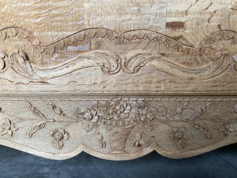 French Bleached Oak Buffet Sideboard  View VII