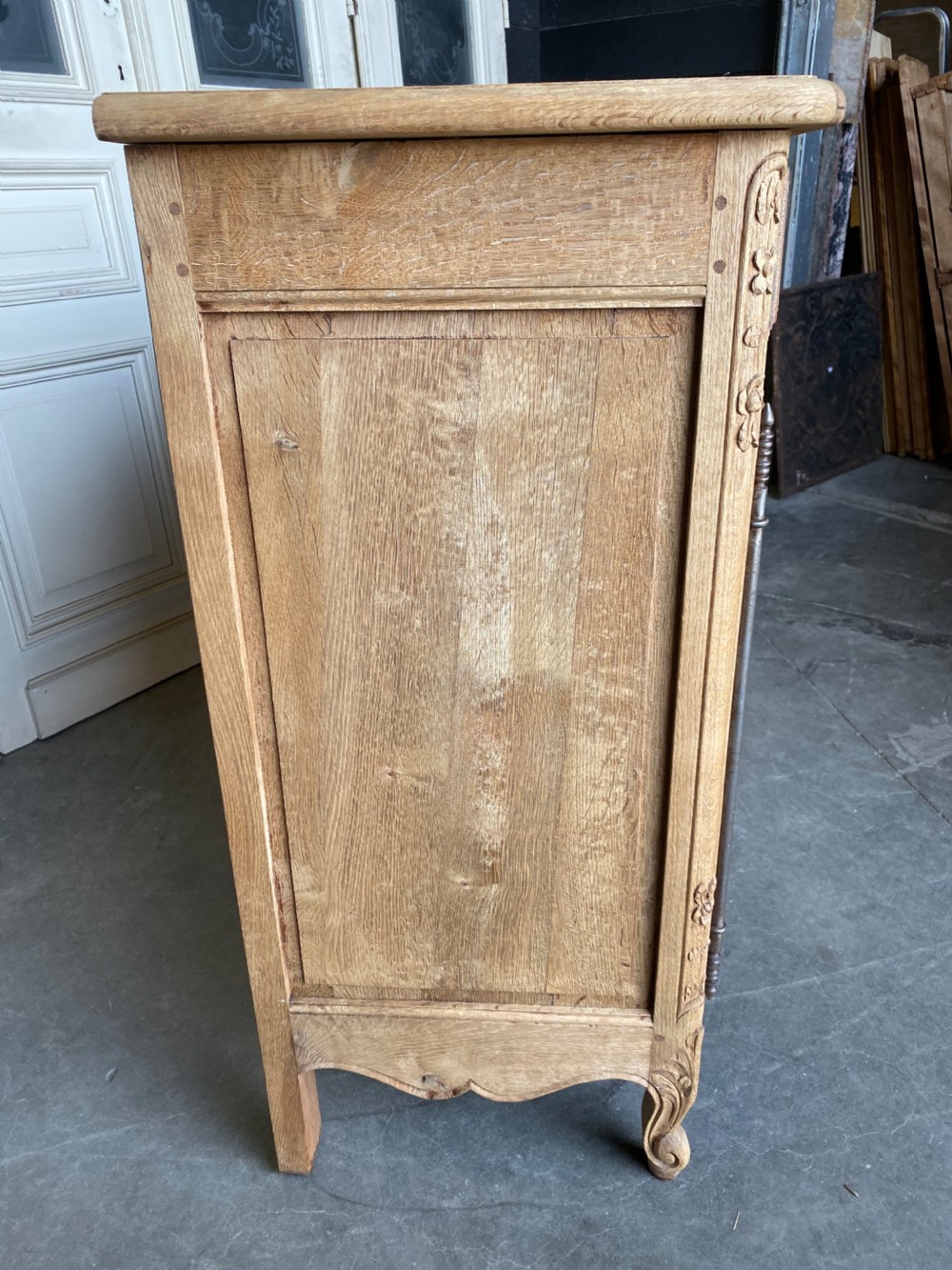 French Bleached Oak Buffet Sideboard  View XVIII