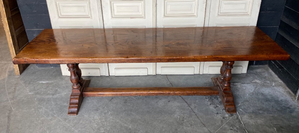 Fabulous French Chestnut Farmhouse Table View IX