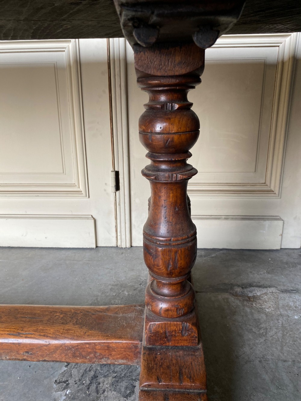Fabulous French Chestnut Farmhouse Table View X