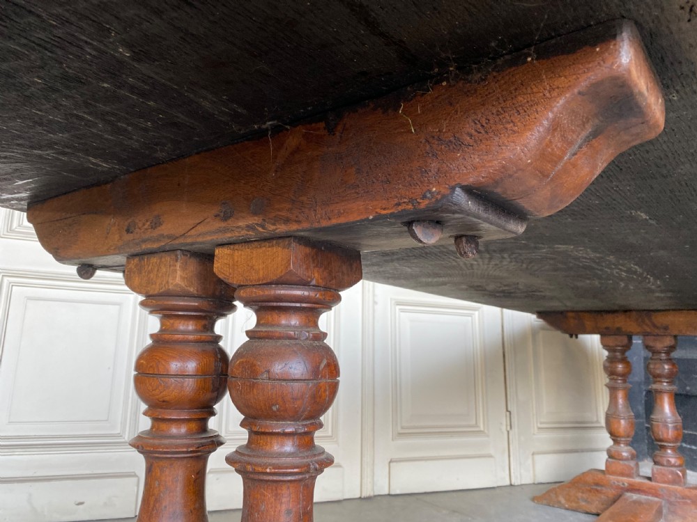 Fabulous French Chestnut Farmhouse Table View XVII
