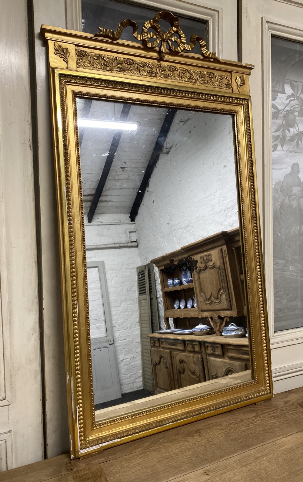 French 19th Century Gilt Mirror