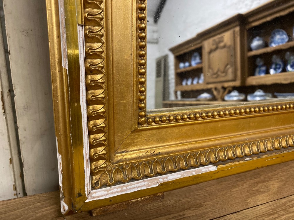 French 19th Century Gilt Mirror View V