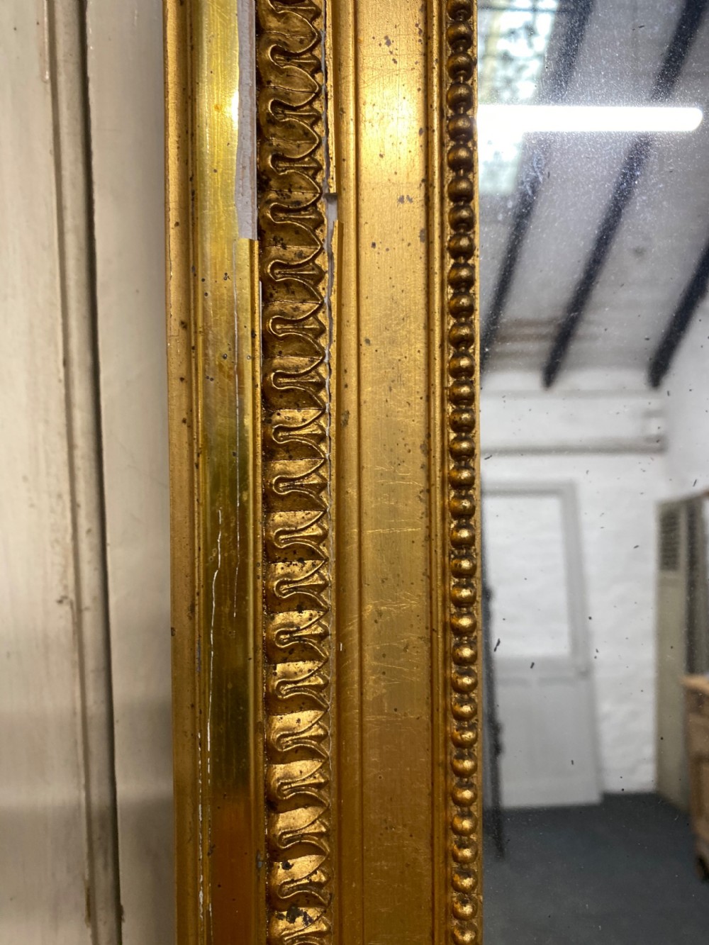 French 19th Century Gilt Mirror View VI