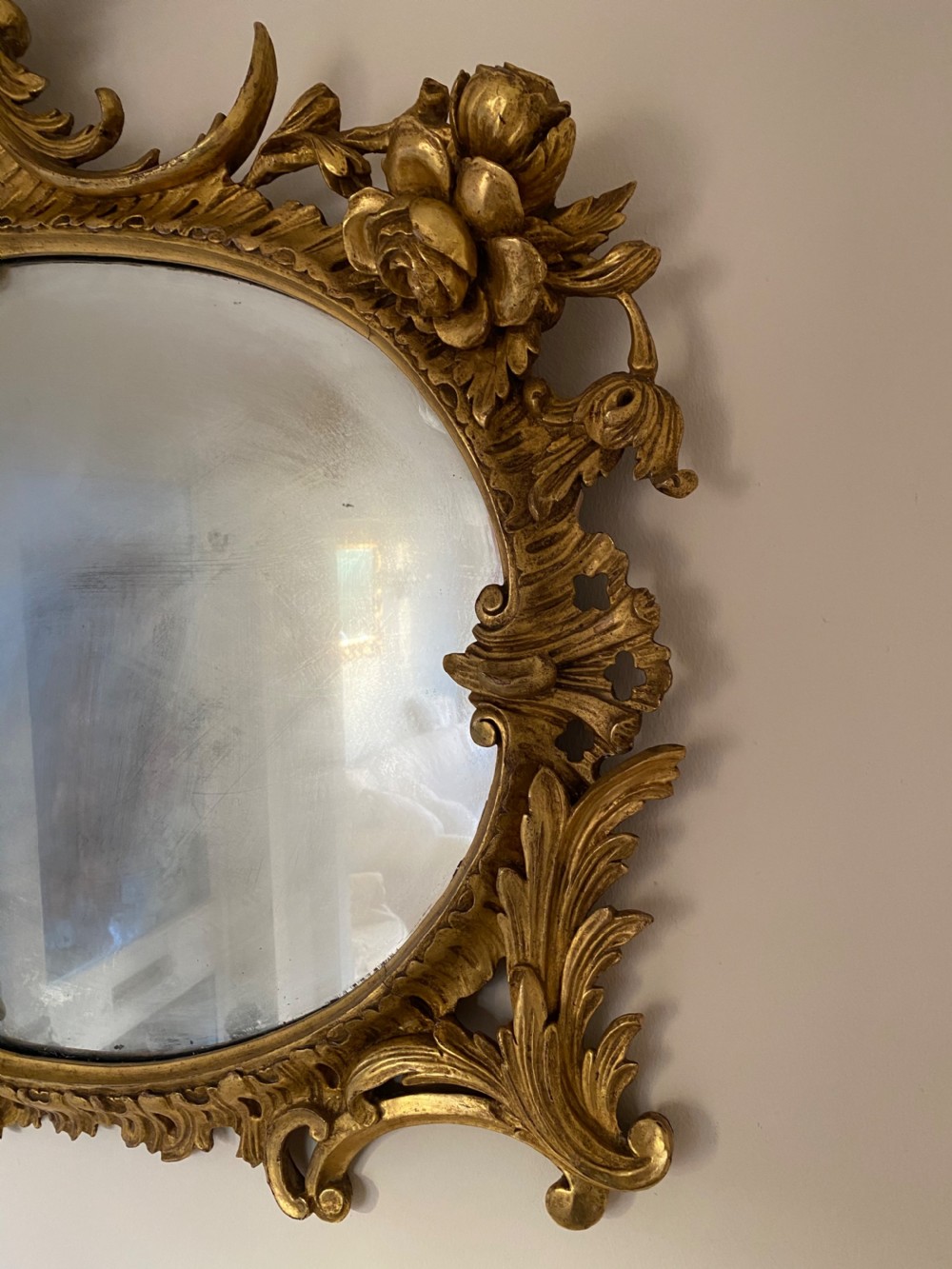 French Gilt Wall Mirror View VII