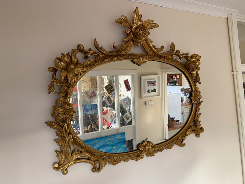 French Gilt Wall Mirror View X