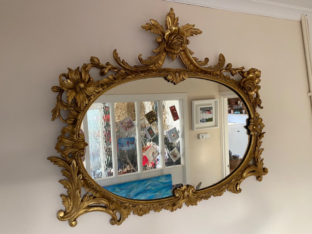 French Gilt Wall Mirror View XII