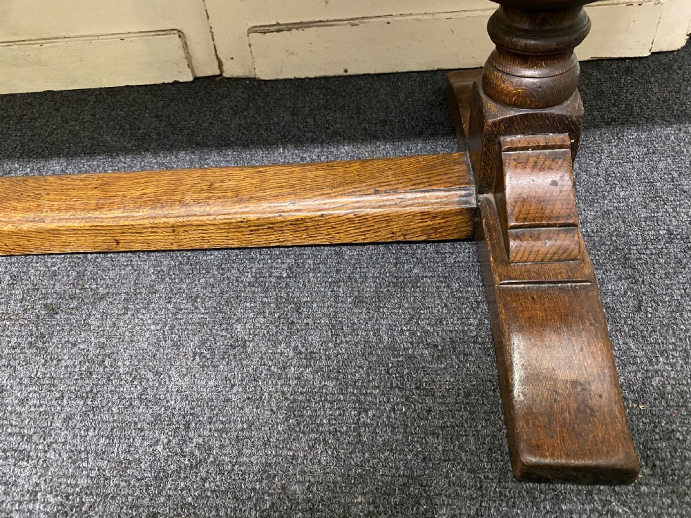 Refectory Oak Farmhouse Dining Table  View IV