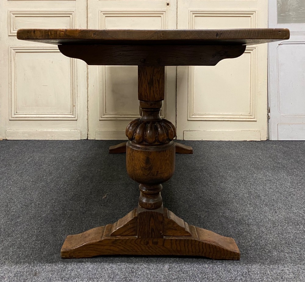 Refectory Oak Farmhouse Dining Table  View X