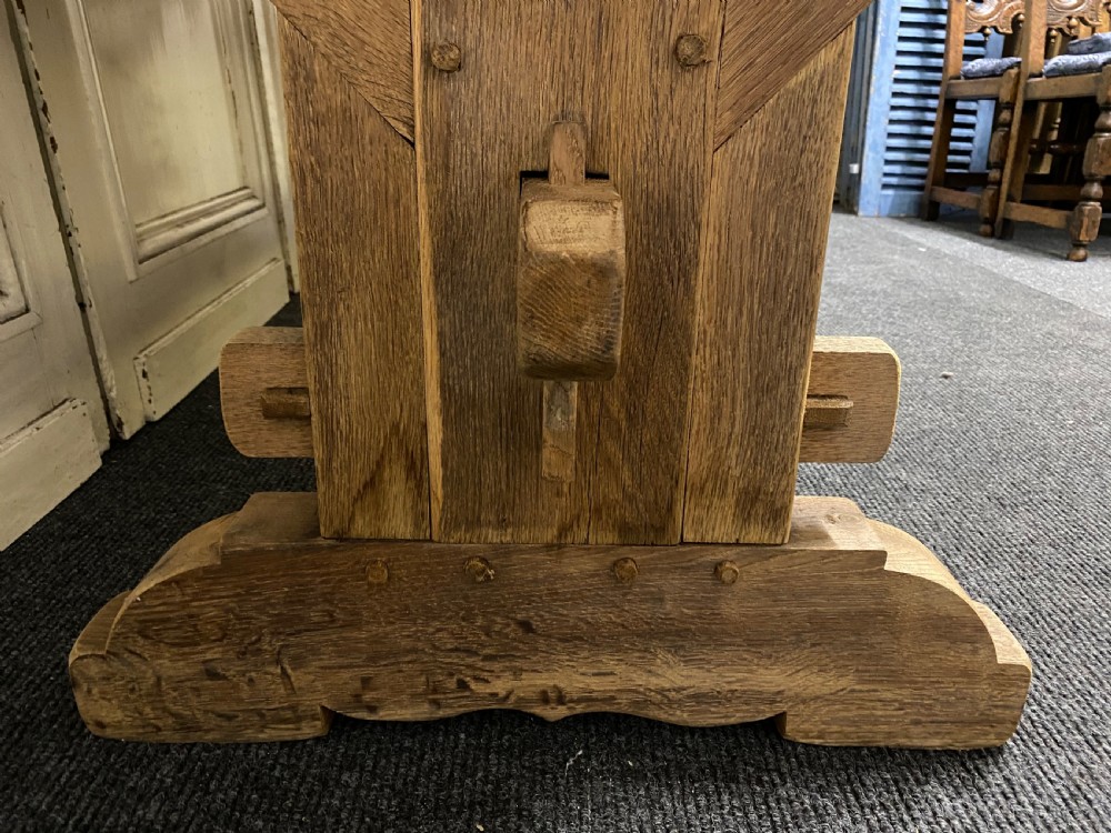 Bleached Oak Farmhouse Dining Table  View XXI