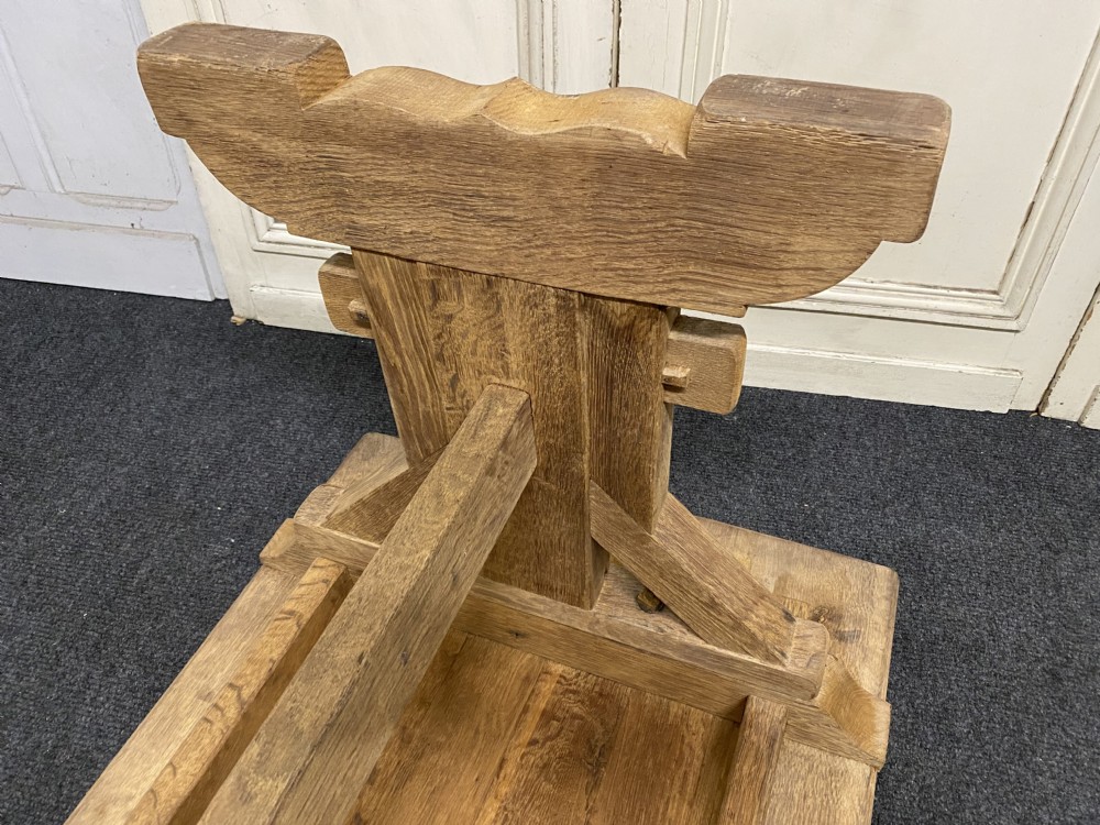Bleached Oak Farmhouse Dining Table  View XXIII