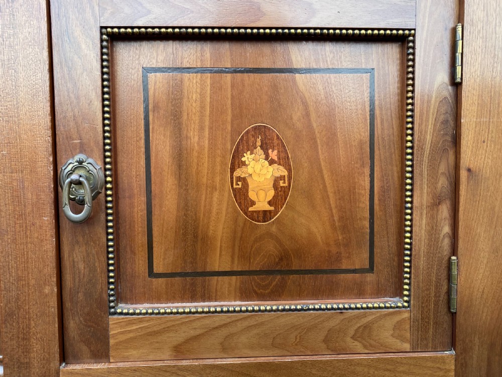 Pair French Inlaid Bedside Cupboards View VII