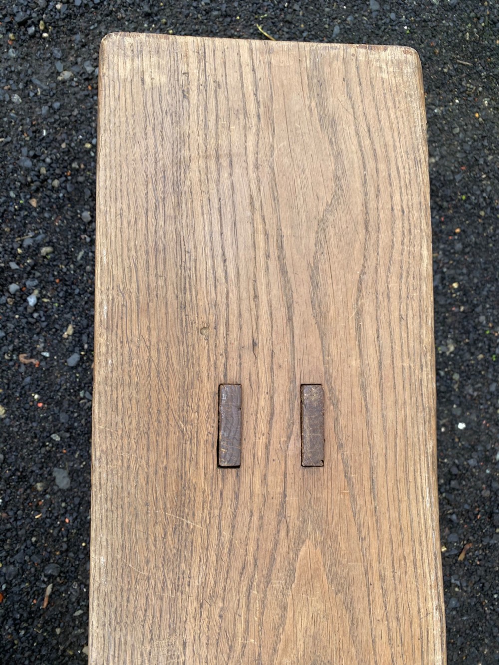 Rare Extra Long Pair Farmhouse Benches View VII