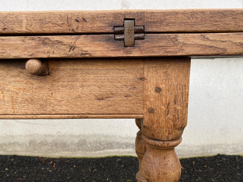 Unusual French Farmhouse Dining Table View XVII
