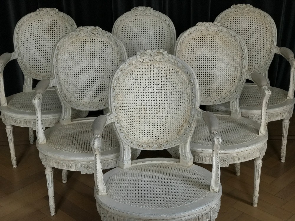 Rare set 6 Belgium Armchairs by Massant View IV