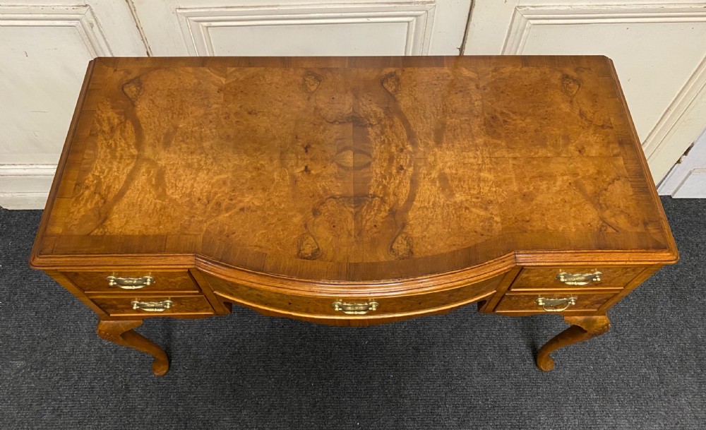 Burr Walnut Queen Anne Dressing Table View III