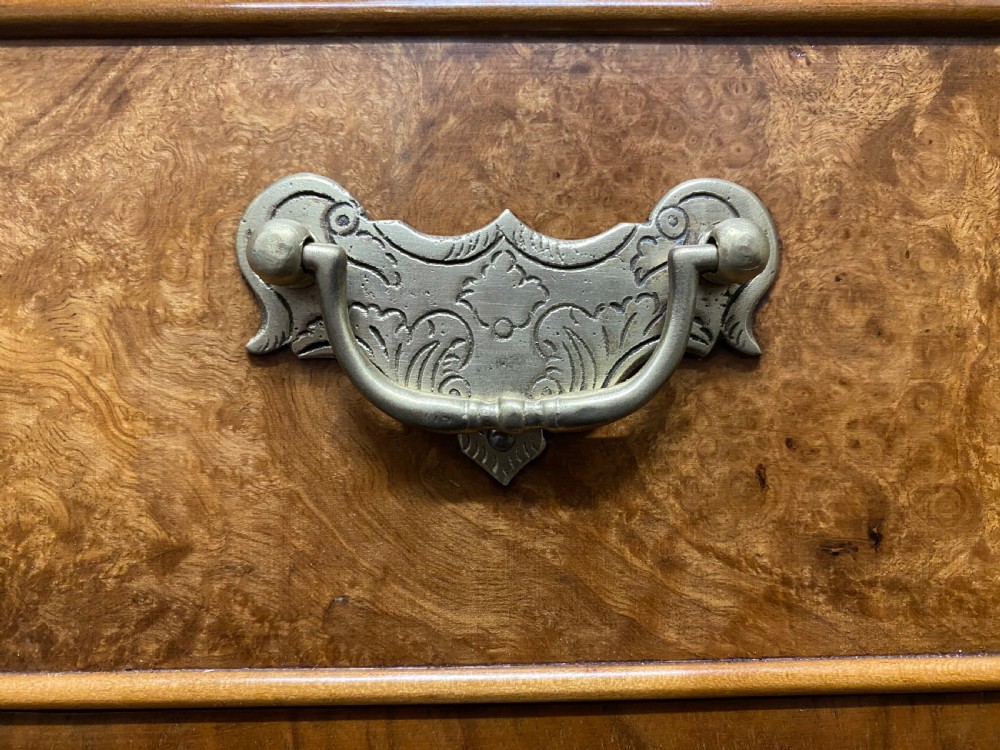 Burr Walnut Queen Anne Dressing Table View IV