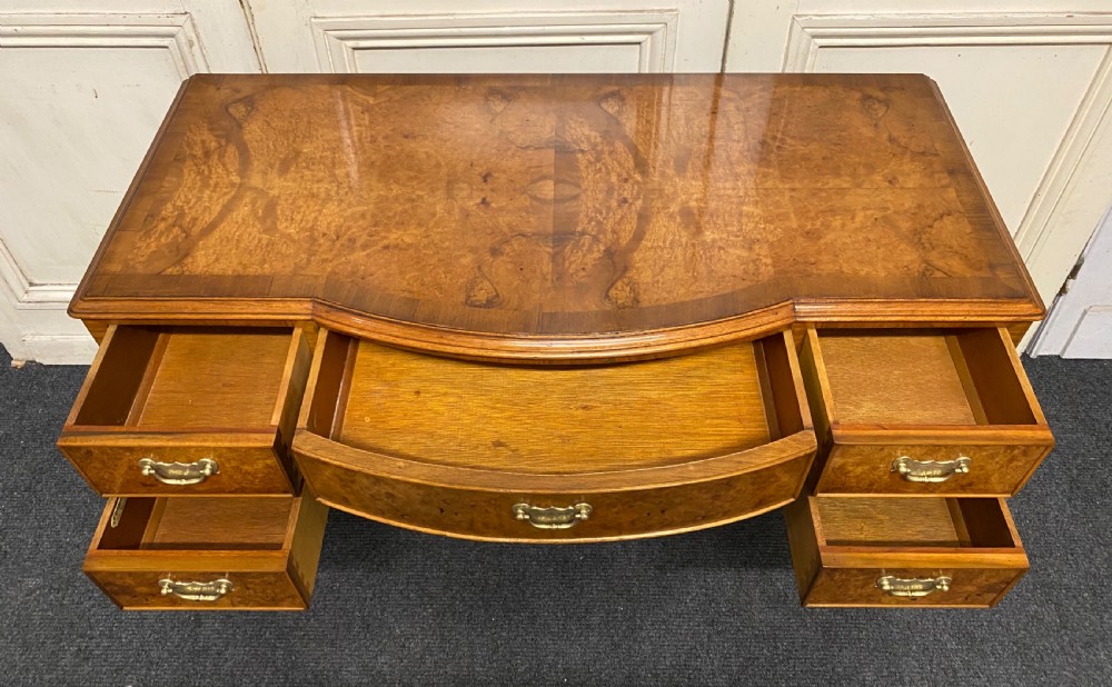 Burr Walnut Queen Anne Dressing Table View V