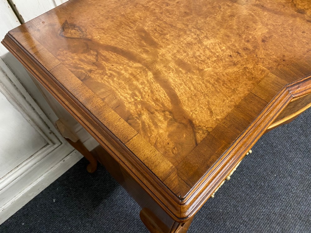 Burr Walnut Queen Anne Dressing Table View VI