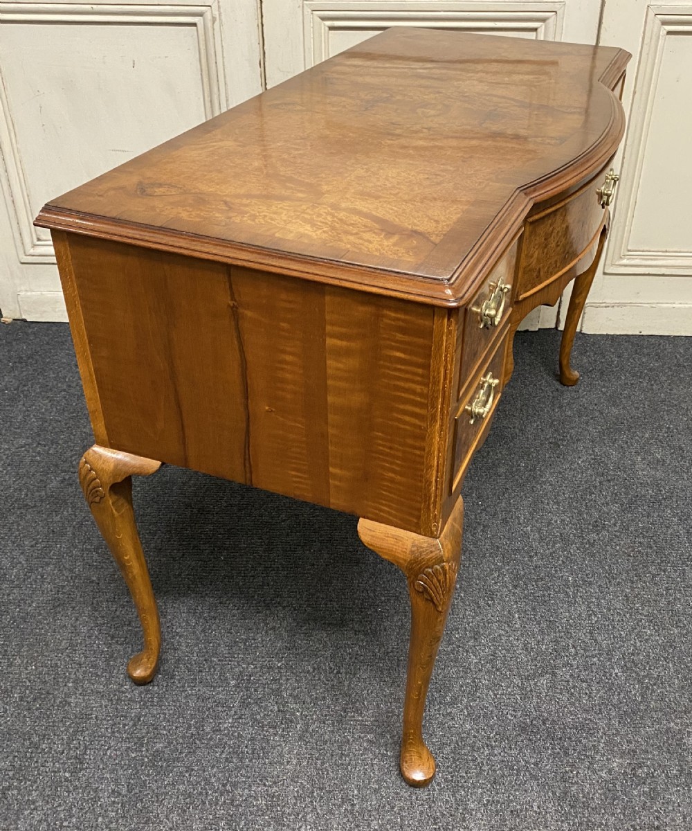Burr Walnut Queen Anne Dressing Table View VIII