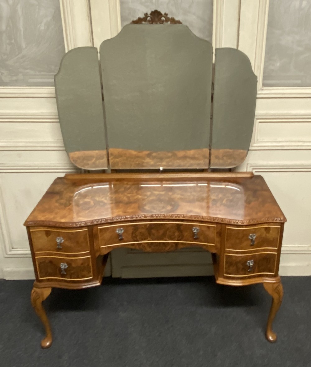 Burr Walnut Dressing Table