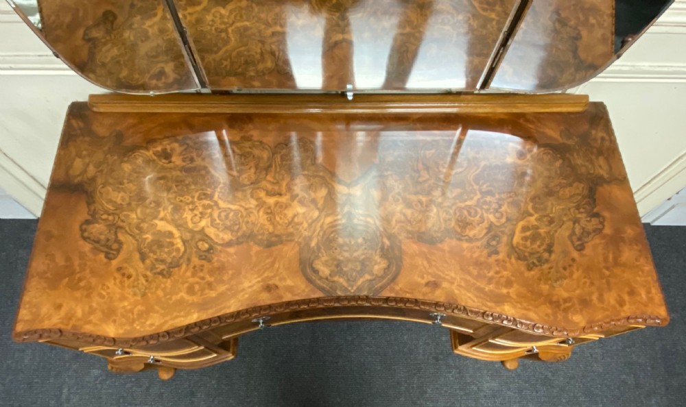 Burr Walnut Dressing Table View V