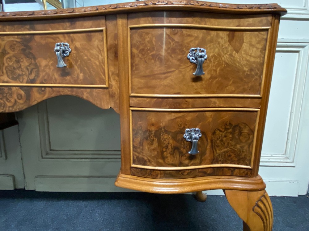 Burr Walnut Dressing Table View VI