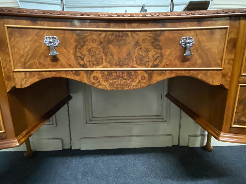 Burr Walnut Dressing Table View VIII