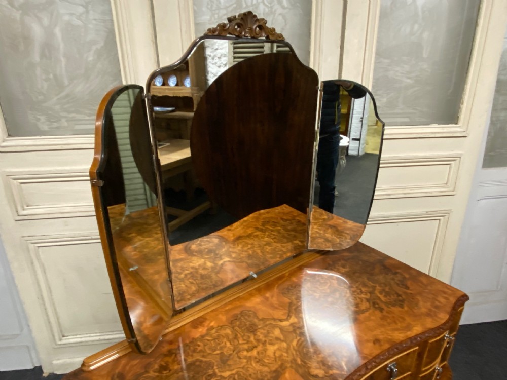 Burr Walnut Dressing Table View XI