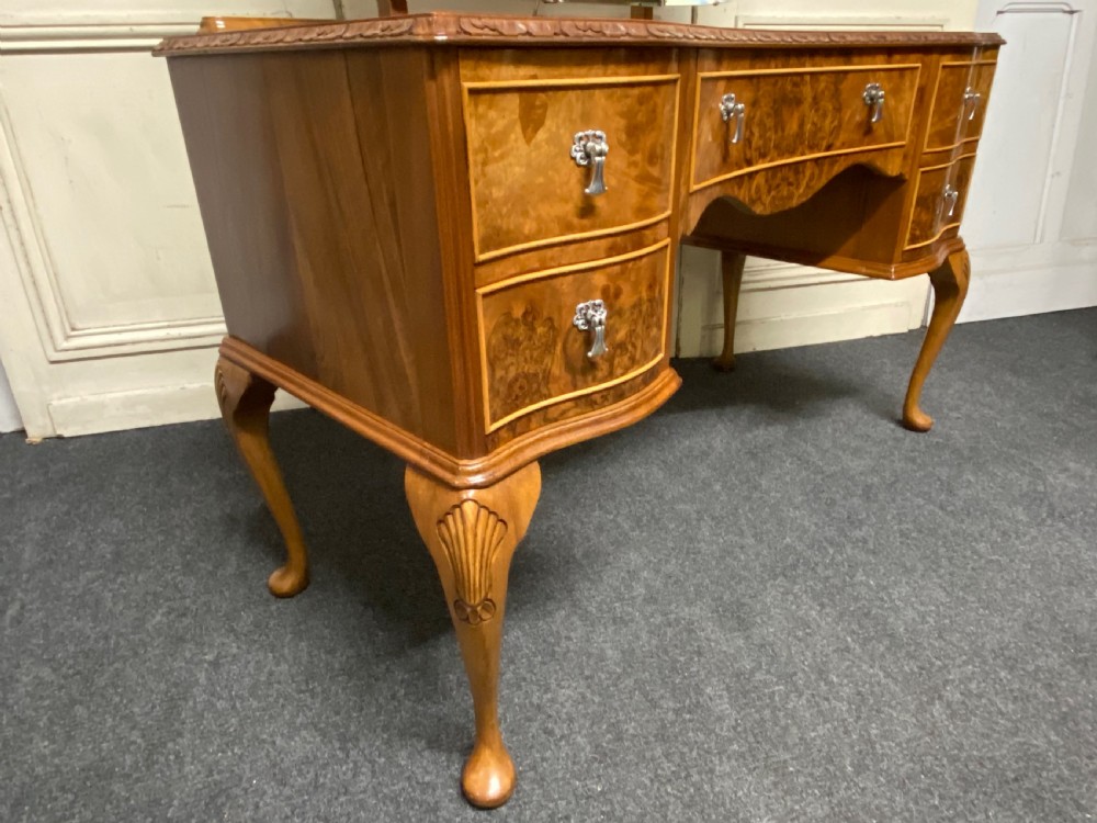 Burr Walnut Dressing Table View XII
