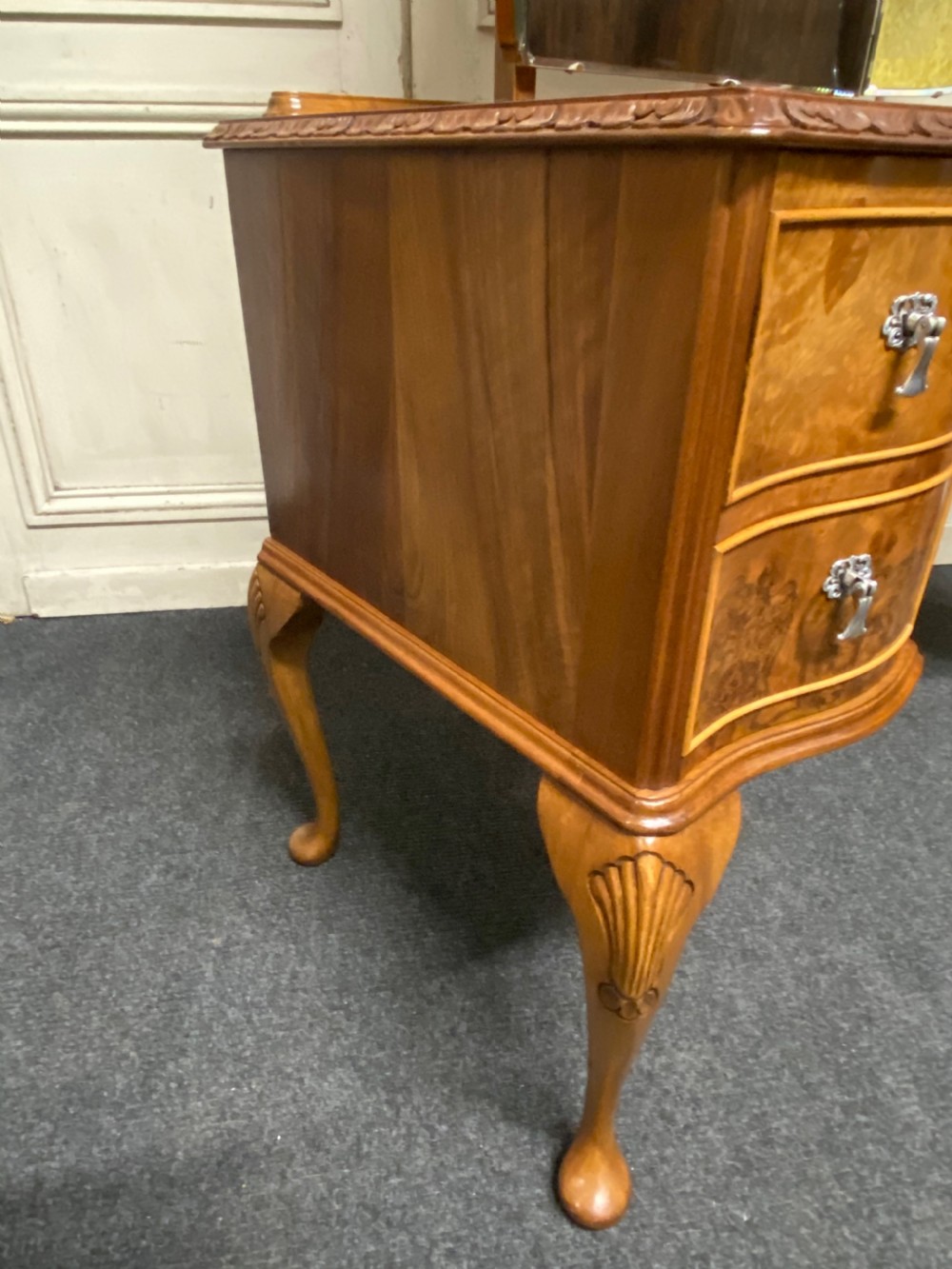 Burr Walnut Dressing Table View XV