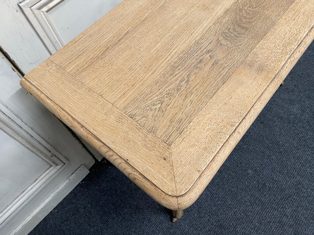 Pair French Bleached Oak Console Tables View XIV