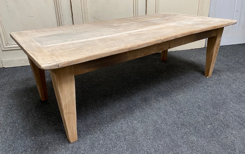 Large Bleached Oak Coffee Table View III
