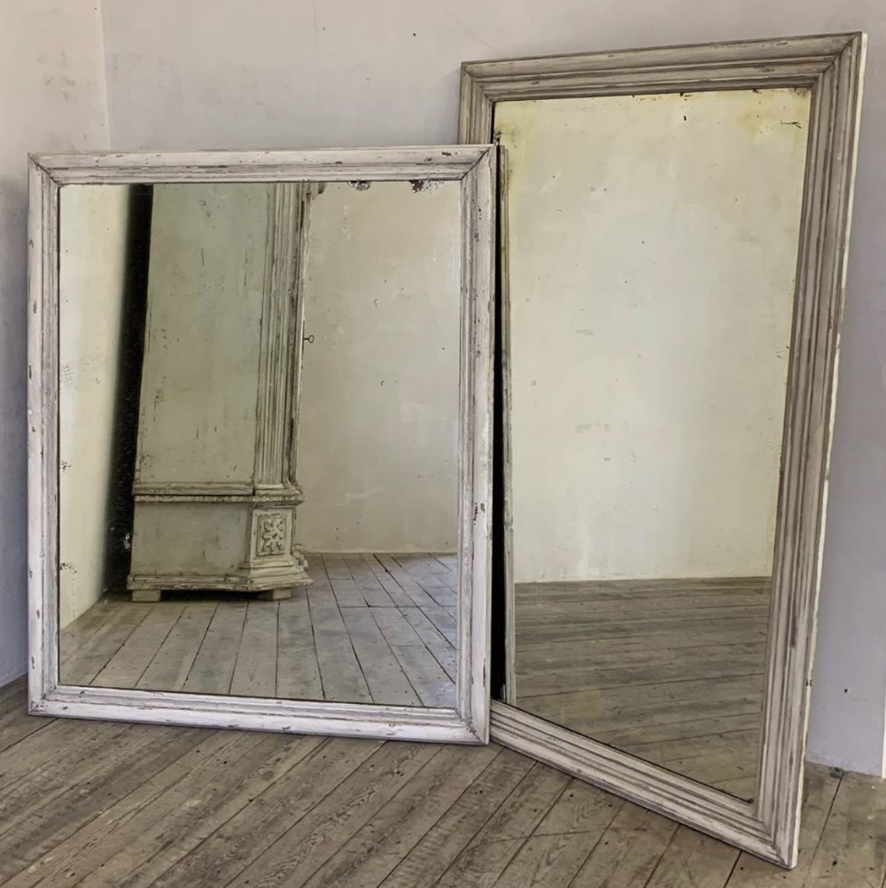 2 Large French 19th C Mirrors