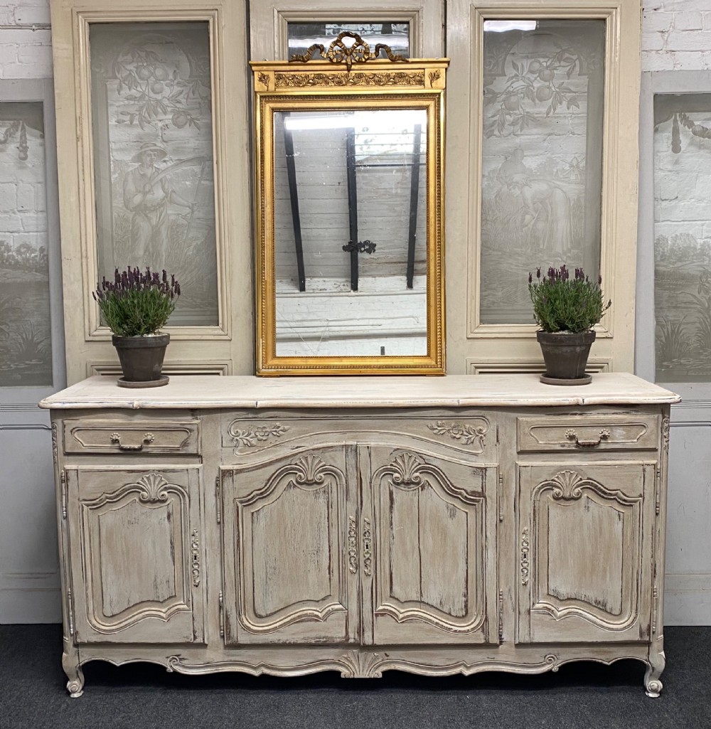 4 Door French Painted Sideboard View II