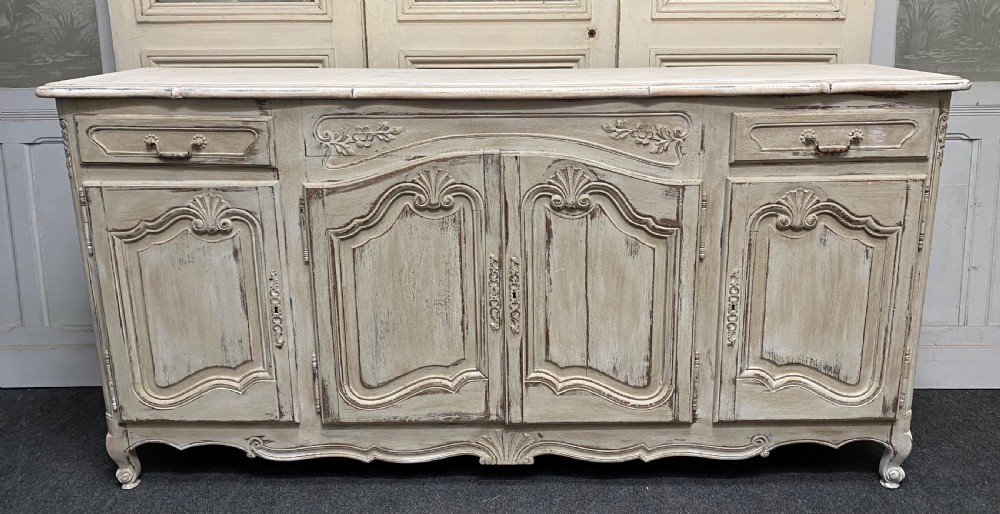 4 Door French Painted Sideboard View IV