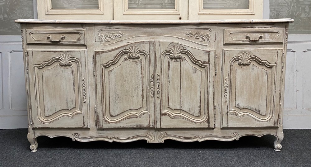 4 Door French Painted Sideboard View V