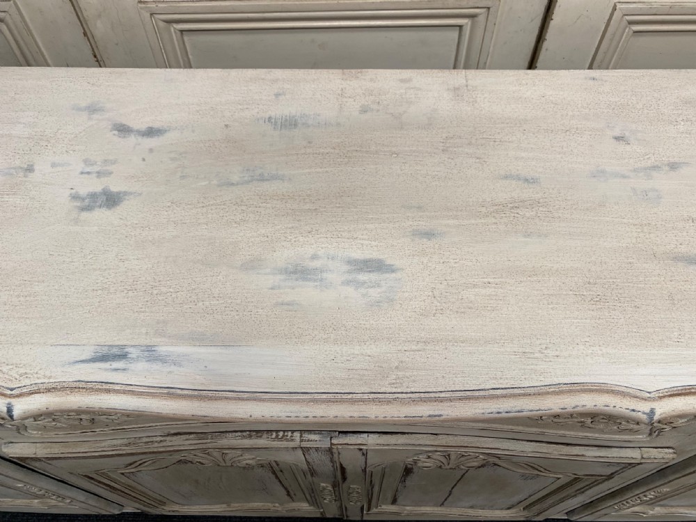 4 Door French Painted Sideboard View X