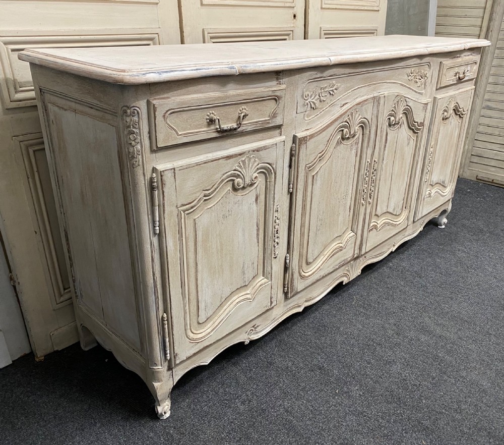 4 Door French Painted Sideboard View XII