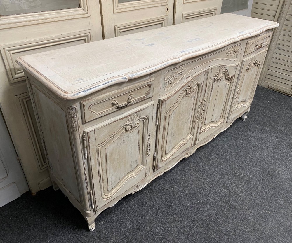 4 Door French Painted Sideboard View XIV