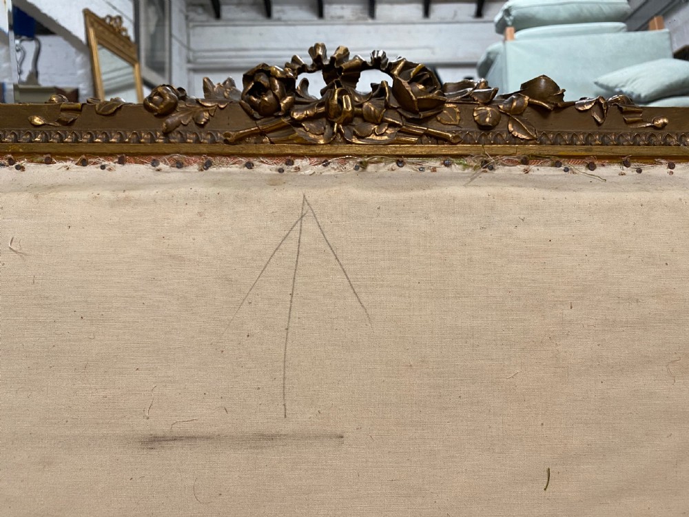 French Gilt Wood Settee View VIII