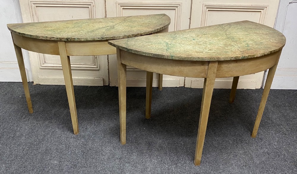 Pair Decorated Console Tables View IV