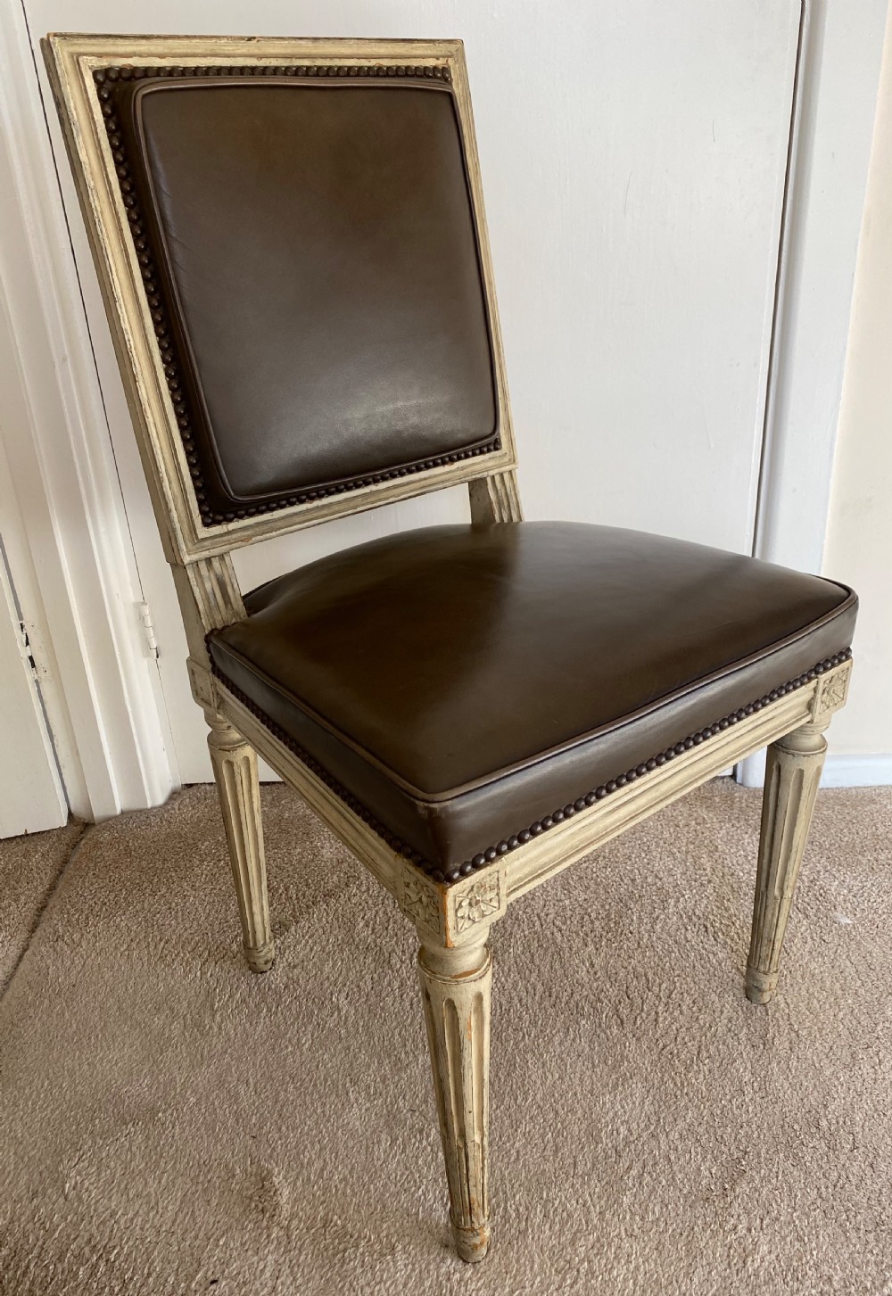 Rare Set of 10 French Dining Chairs View III