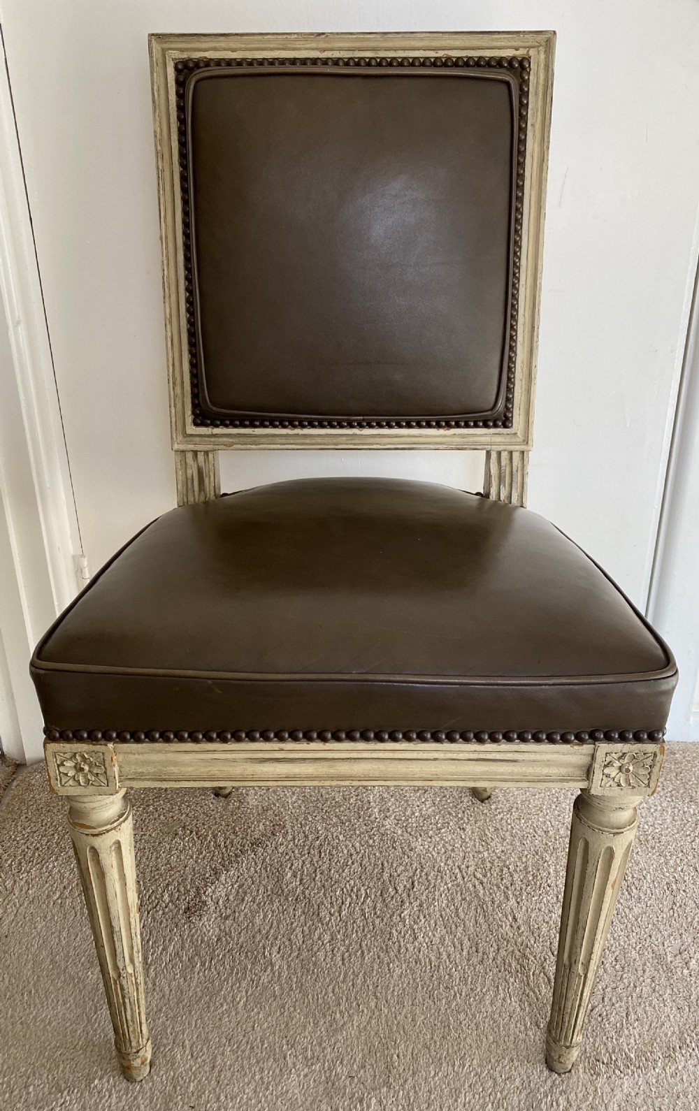 Rare Set of 10 French Dining Chairs View IV