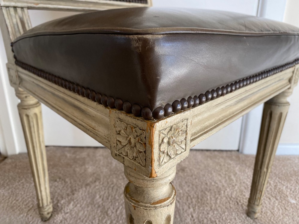 Rare Set of 10 French Dining Chairs View V