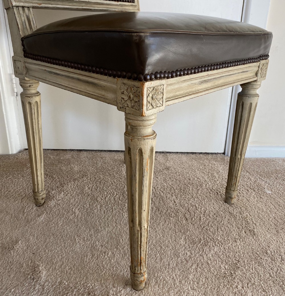 Rare Set of 10 French Dining Chairs View VI