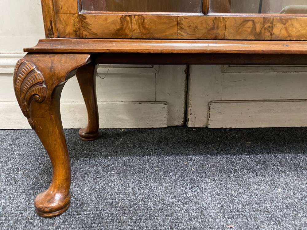 Quality Queen Anne Walnut Cabinet View V