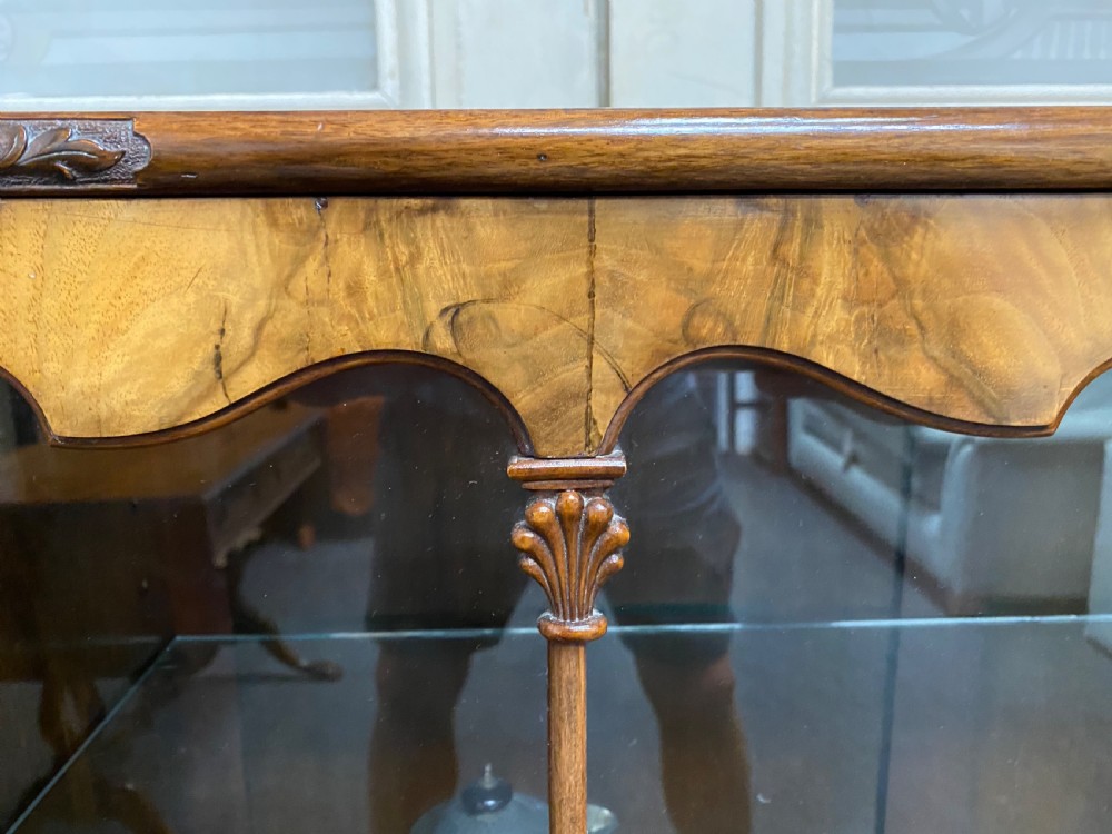 Quality Queen Anne Walnut Cabinet View VII