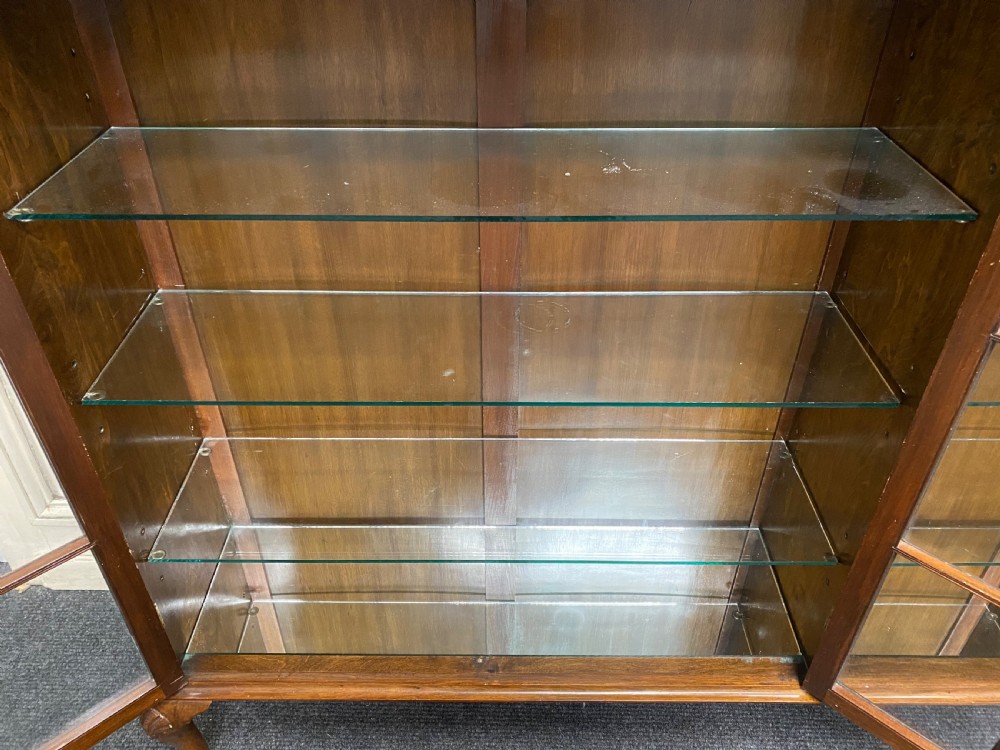 Quality Queen Anne Walnut Cabinet View IX