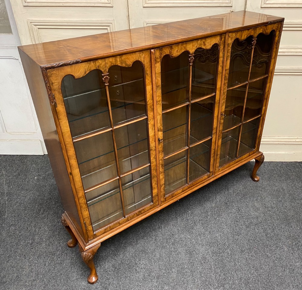 Quality Queen Anne Walnut Cabinet View XII